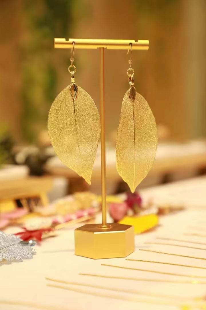 [WG1112] 10pcs Natural leaf with Multi copper plated
