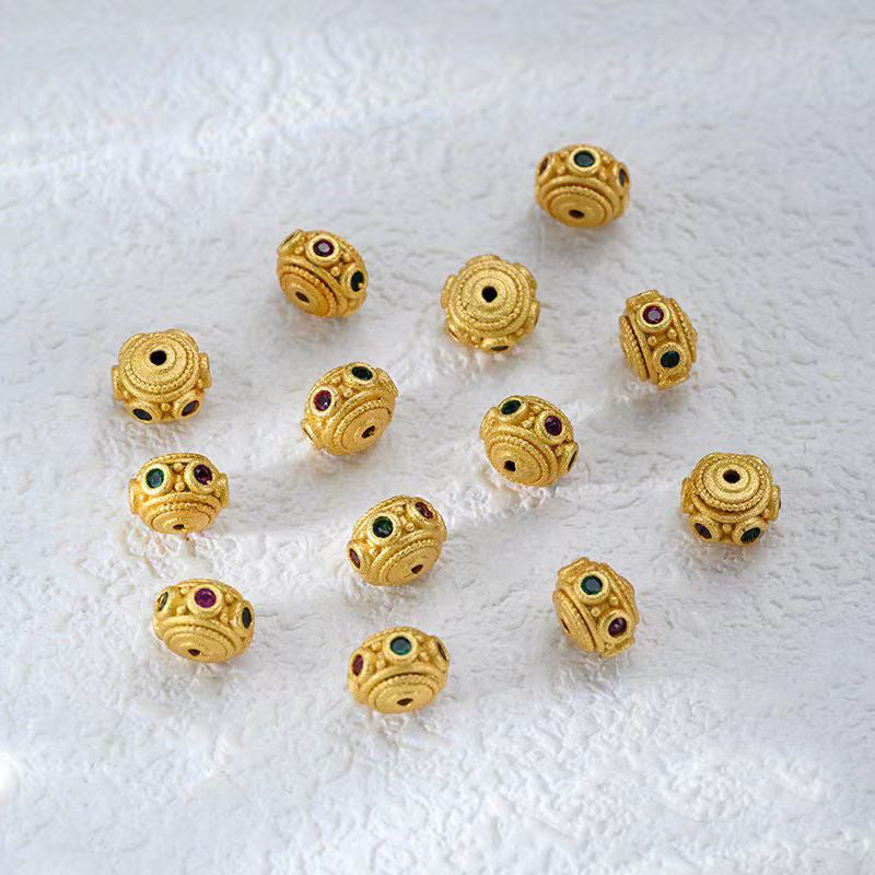 [WG1173] Cloidonne & Colour enamels spacers charms for jewelry diy