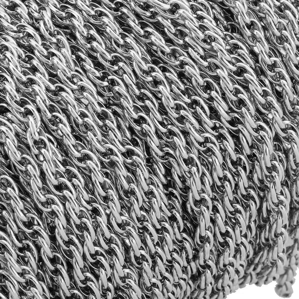 WG1069  Braided chocker-Vacuum Plating Waterproof Stainless steel chain