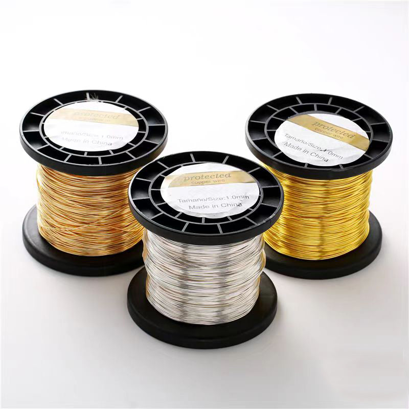 [WG0091] 1 Reel Fadeless Copper Wire for Handmade Jewelry DIY