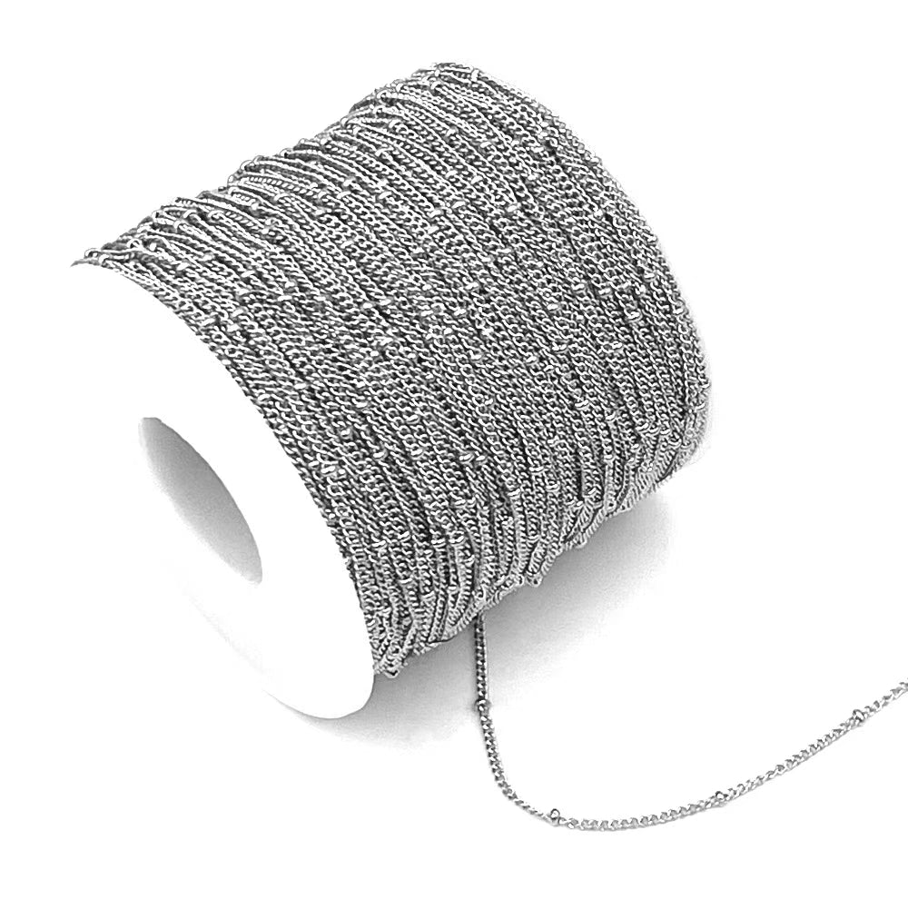 WG1009  Beads Chain-Vacuum Plating Waterproof Stainless steel diy chain