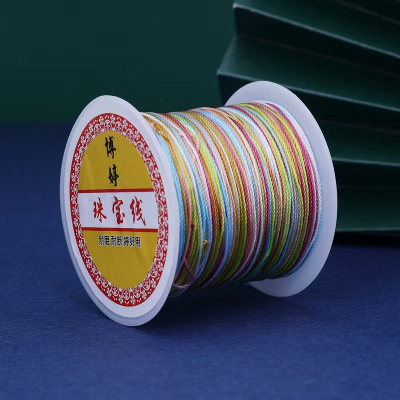 [WG1203] 1Reel Multi  partially dyed strand String for Jewelry diy