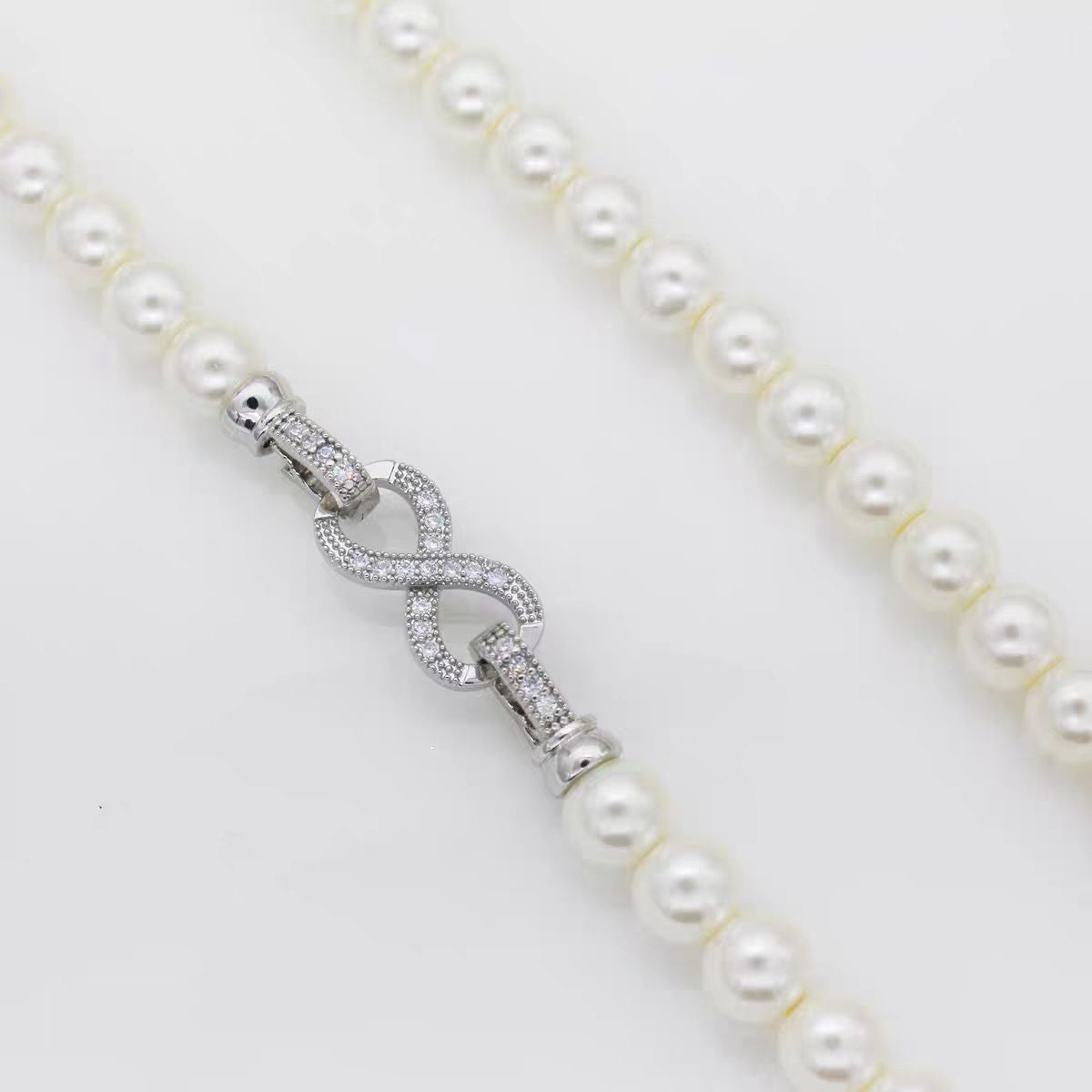 [WG0120] Infinity Clasps with silver and gold color