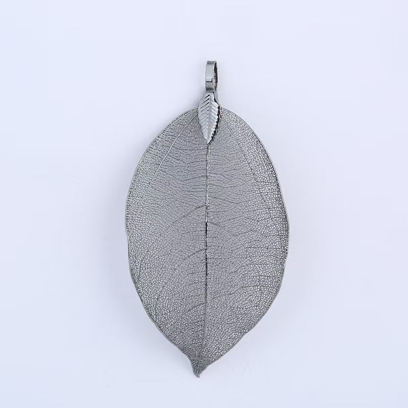 [WG1112] 10pcs Natural leaf with Multi copper plated