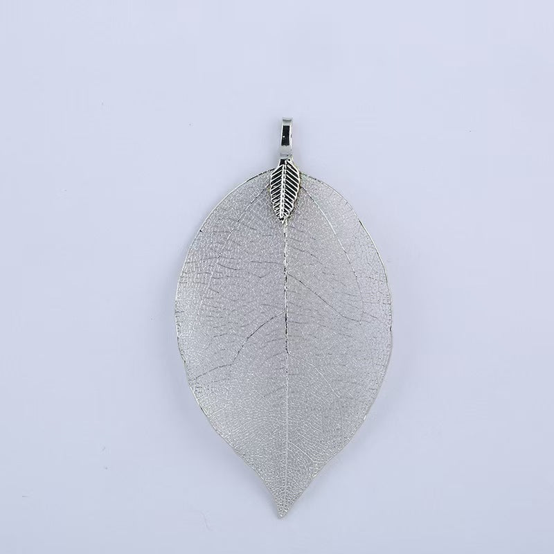 [WG1112] 10pcs Natural leaf with Multi copper plated