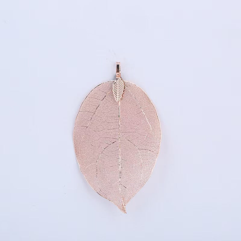 [WG1112] 10pcs Natural leaf with Multi copper plated
